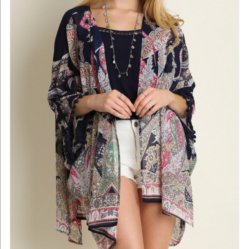 Navy kimono